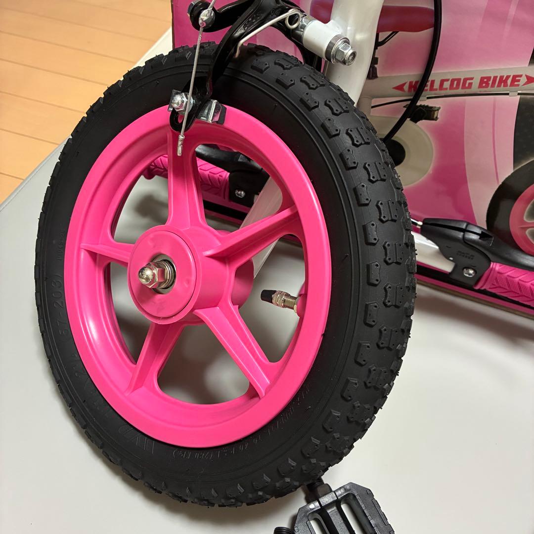 ケルコグバイク ホワイトピンク