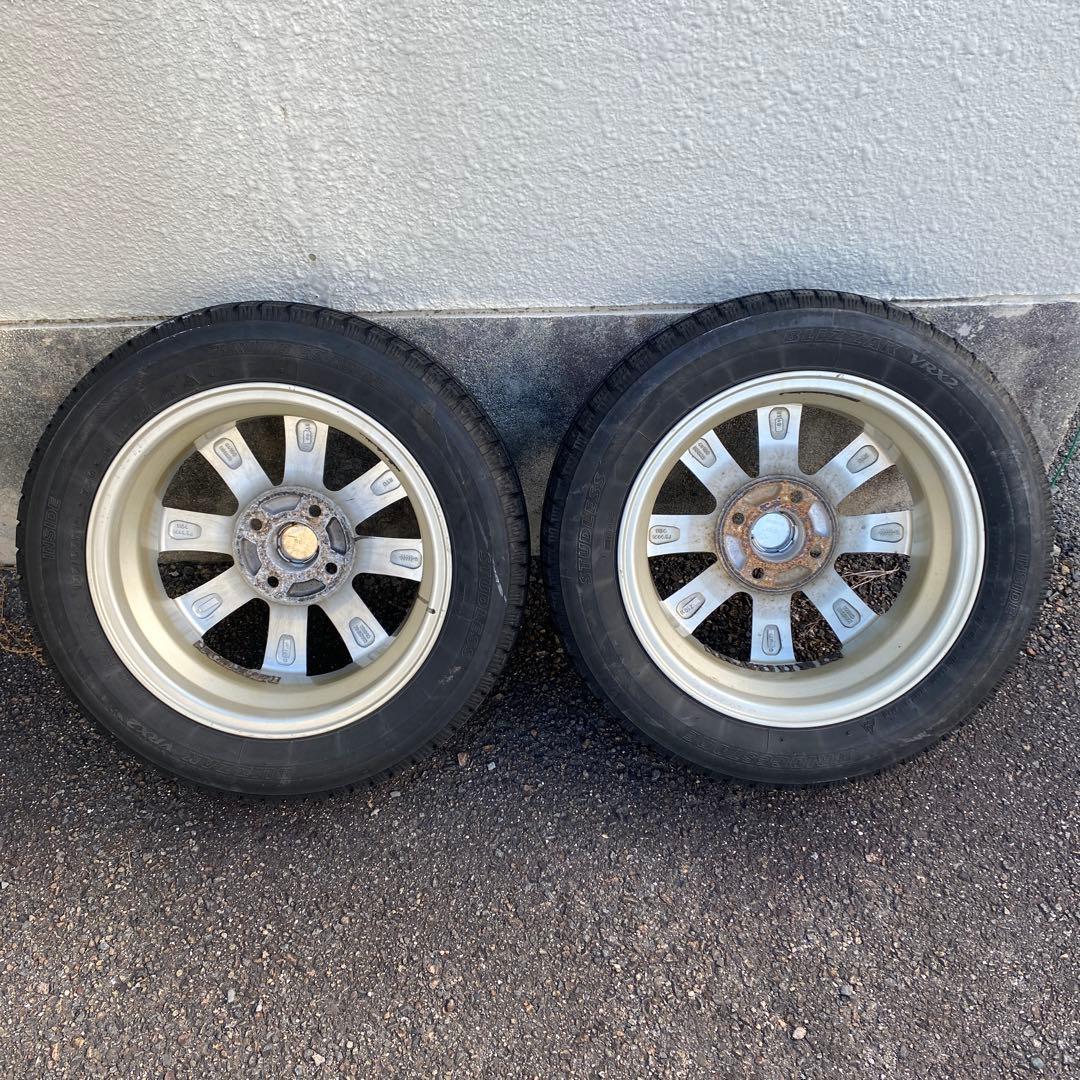 ①VRX2 21年製155/65R14社外アルミホイールタイヤ4本セット