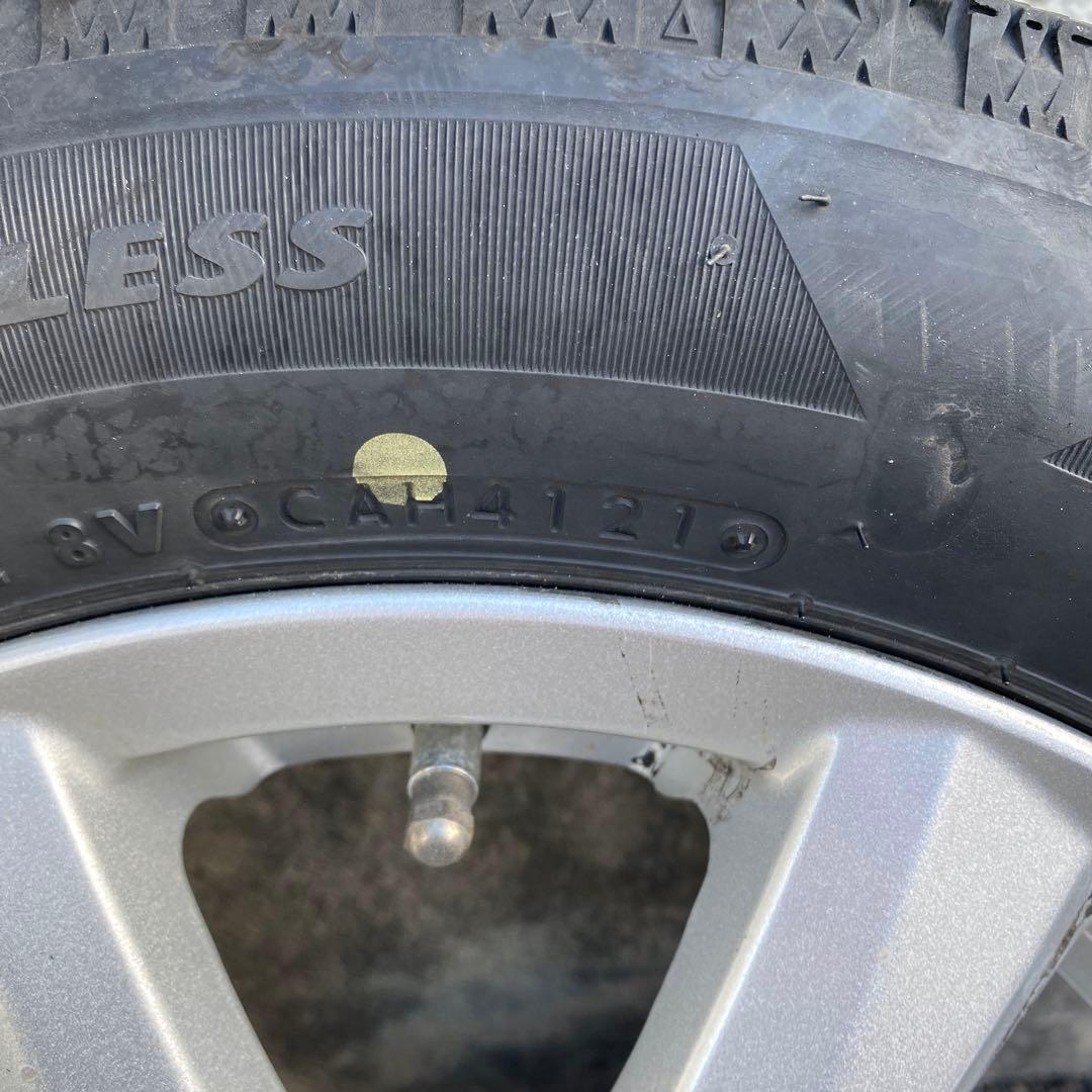 ①VRX2 21年製155/65R14社外アルミホイールタイヤ4本セット