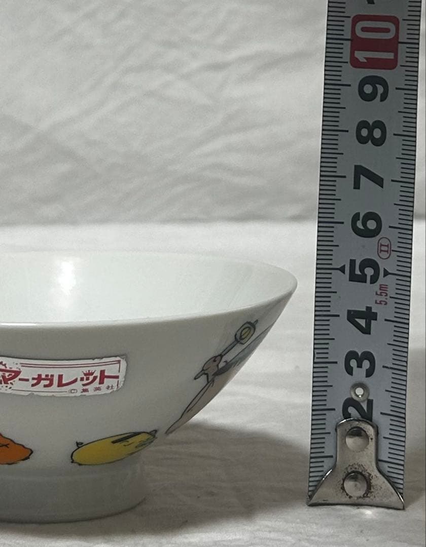 新品未使用　昭和レトロ　　集英社　つる姫じゃ～っ！土田よしこ　つる姫 茶碗　レア