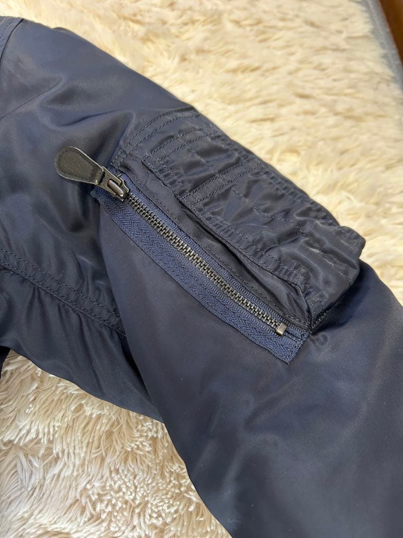 AVIREX MA-1 フライトジャケット ネイビー　Lサイズ