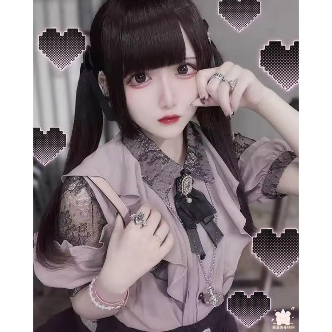 明日カノ 高橋優愛 コスプレ 衣装 地雷服 レディース ゆあてゃ