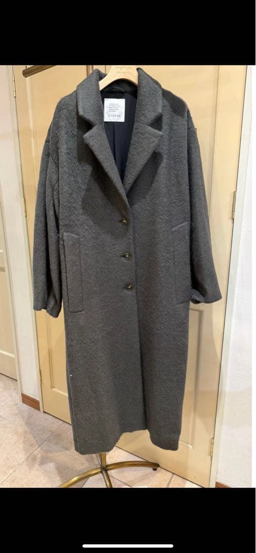 Mal.レレレさん　クロシェ　シャギーロングコート