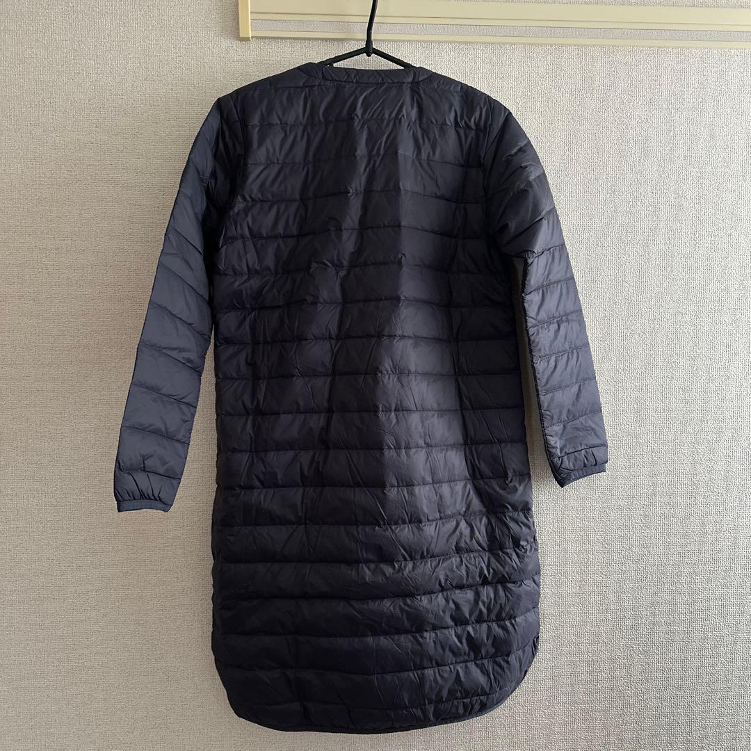 み*ん様 DANTON インナーダウン ロング34 ネイビー