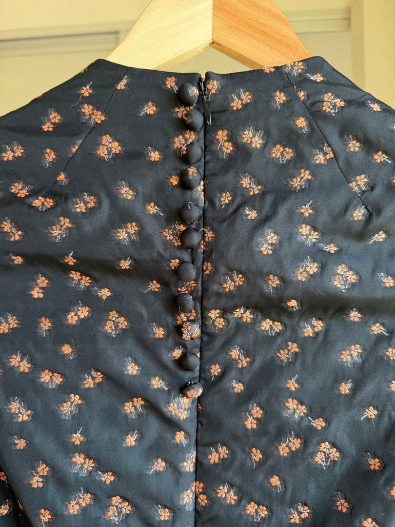 Mame Kurogouchi オスマンサスモチーフジャガードドレス