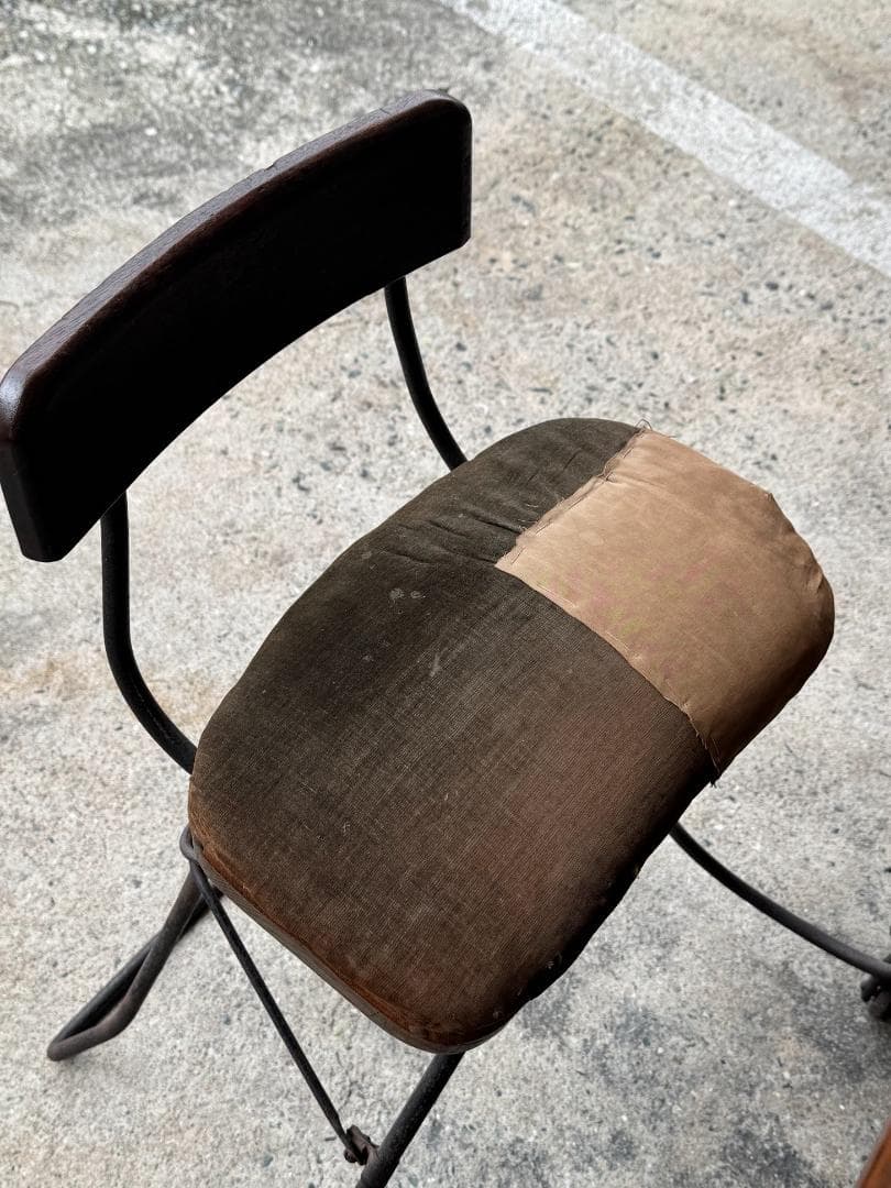 ◆超希少◆シンガーミシン専用チェア付　アンティーク　ミシンなし　作業台　テーブル