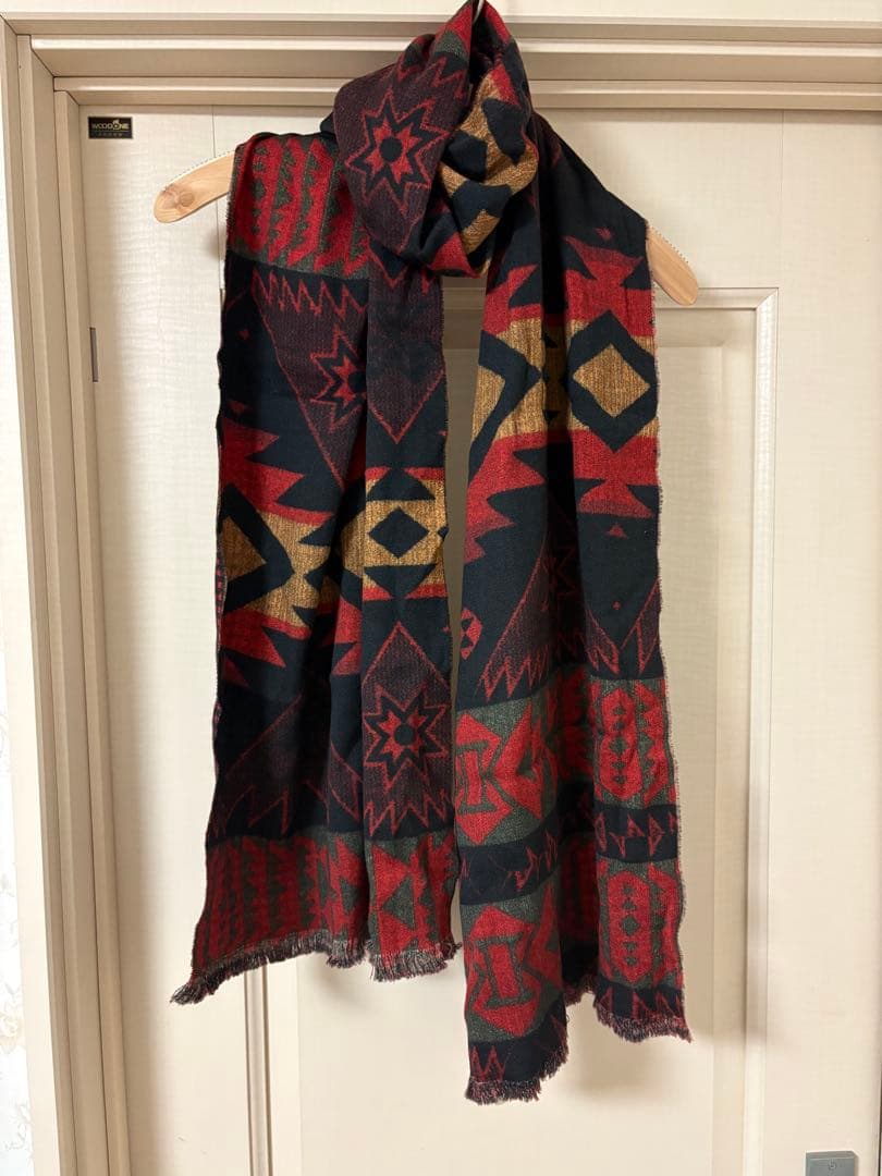 Double RL & Co. 幾何学模様マフラー