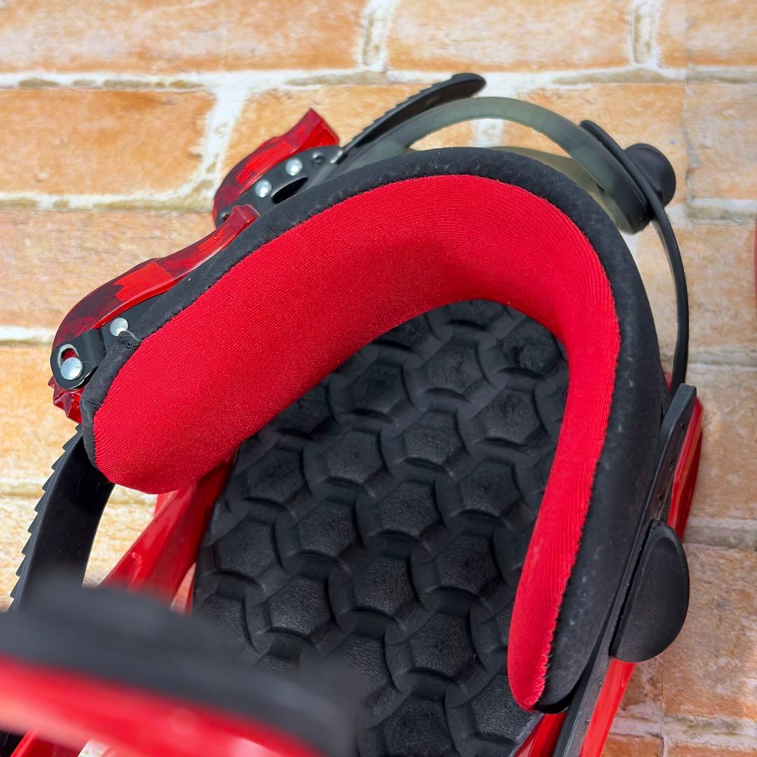 SALOMON RYTHEM サイズS バインディング スノーボード レッド 赤