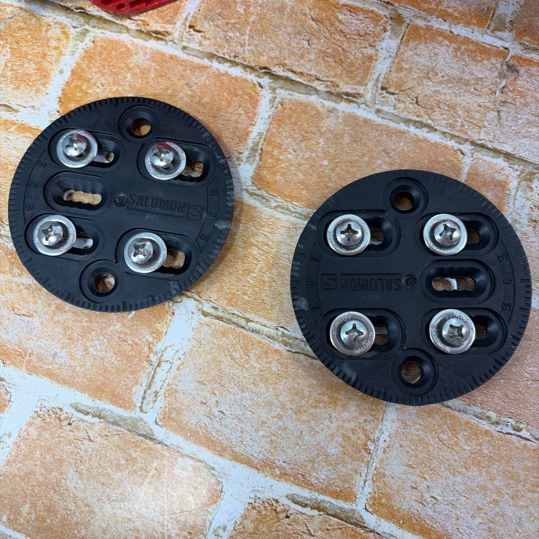 SALOMON RYTHEM サイズS バインディング スノーボード レッド 赤