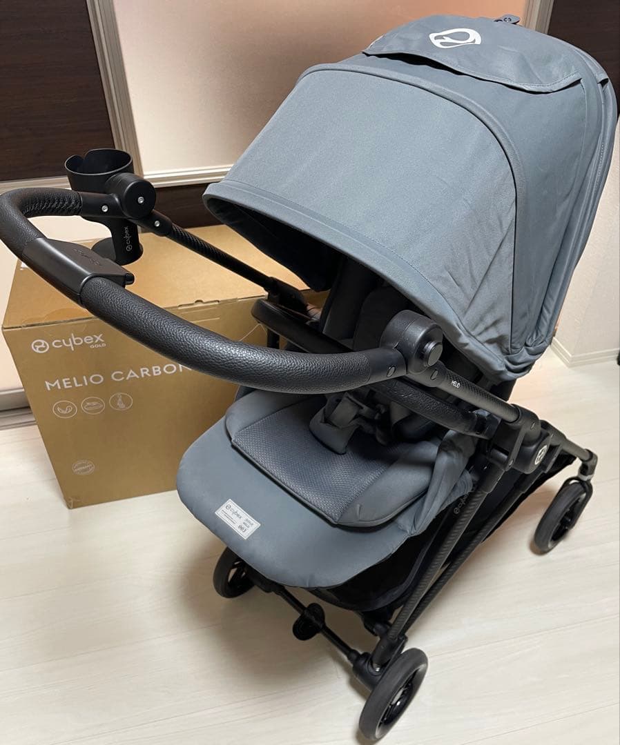 美品 人気モデル cybex サイベックス メリオカーボン モニュメントグレー