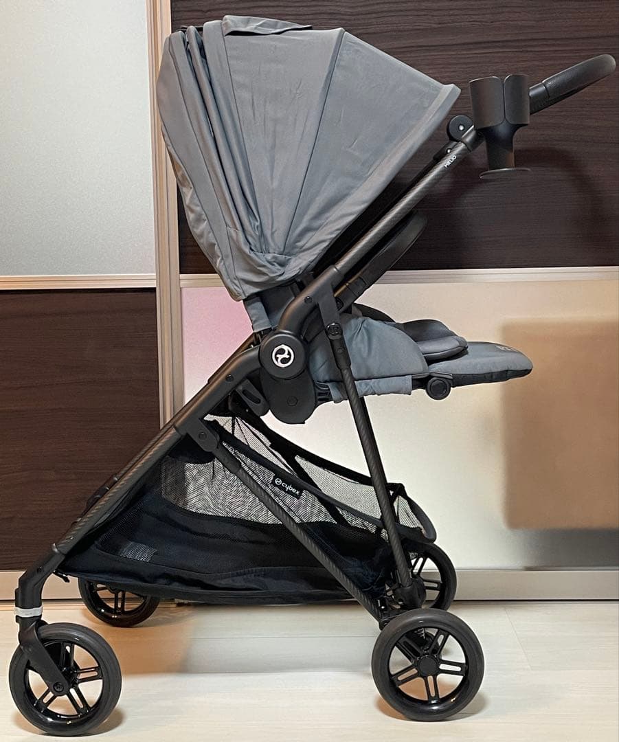 美品 人気モデル cybex サイベックス メリオカーボン モニュメントグレー