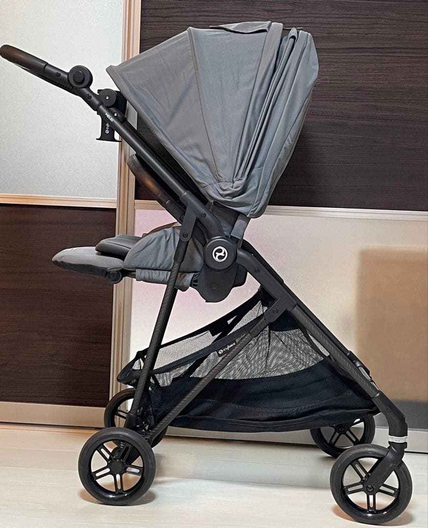 美品 人気モデル cybex サイベックス メリオカーボン モニュメントグレー