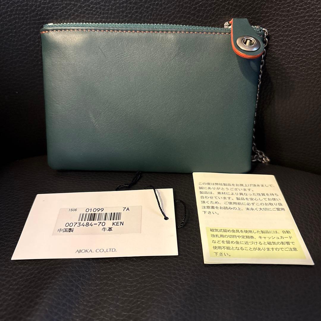 【KENZO 】新品グリーンレザー ケース