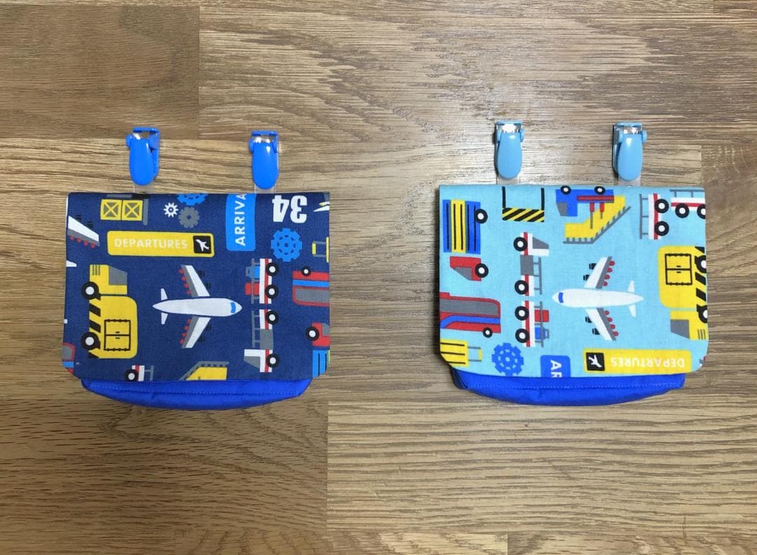 【オーダー品】　飛行機　移動ポケット