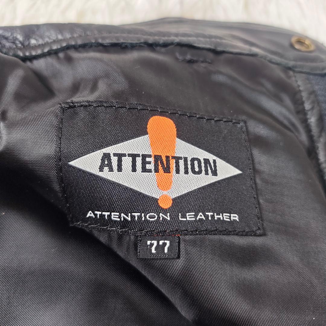 【ほぼ新品！】ABROAD 牛革　ライダース パンツ 黒　メンズM　77