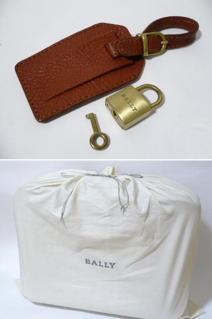 いちごVintage 美品★BALLY レザースーツケース★バリー
