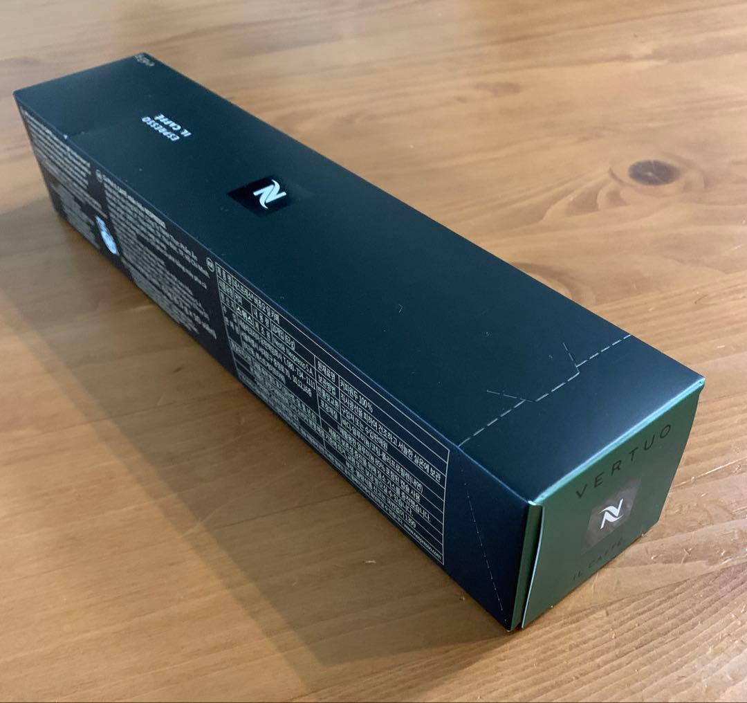 【新品】ネスプレッソヴァーチュオ ポップ(リコリスブラック 12カプセル付き）