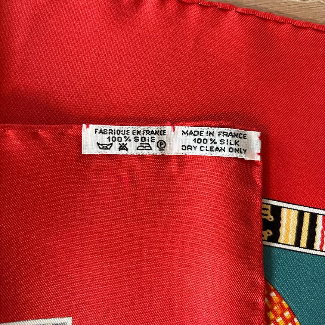 鞠*山様 エルメス/カレ90/スカーフ/タムタムの音に合わせて/ 美品