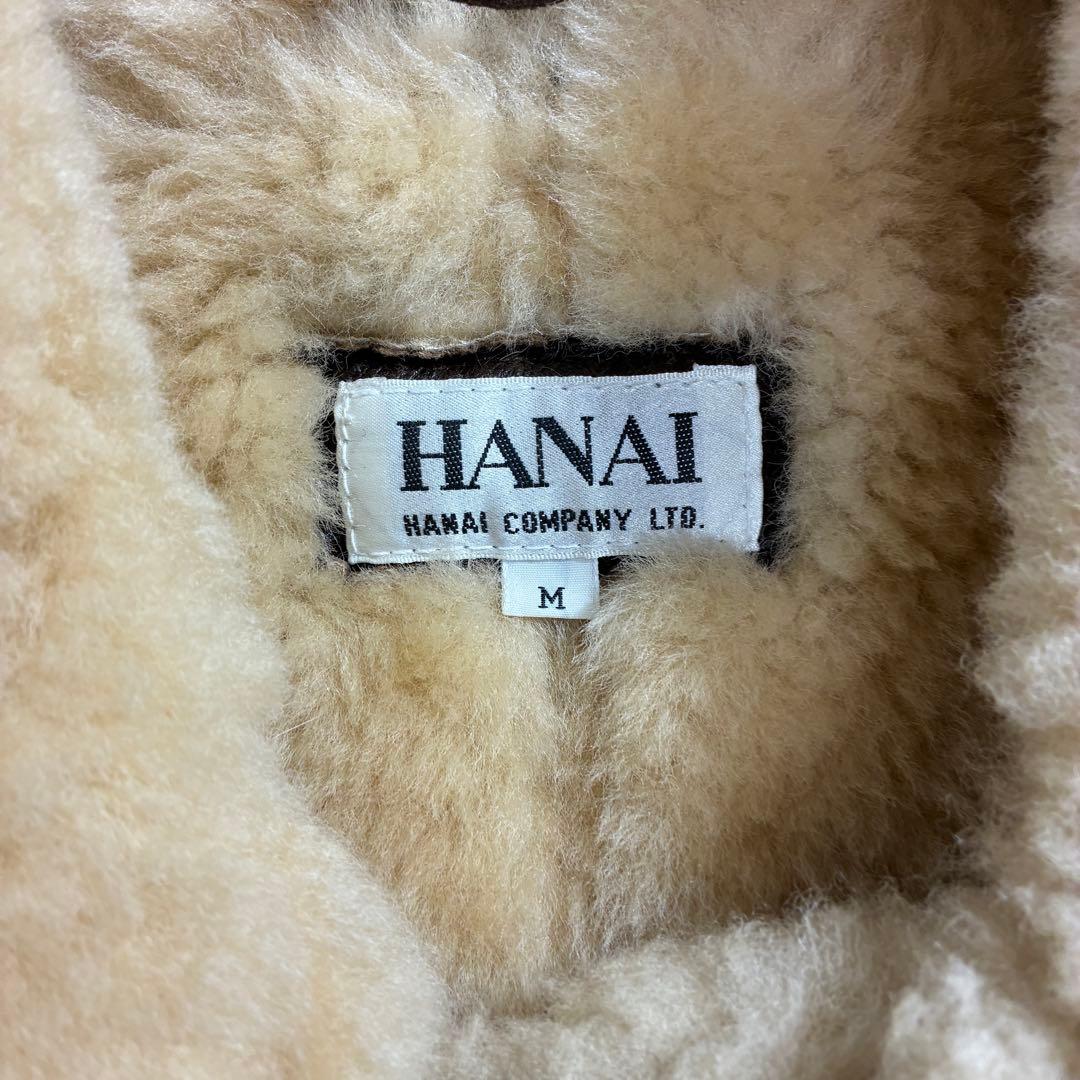 早い者勝ち！HANAI B-3フライトジャケット ムートンジャケット レザー M