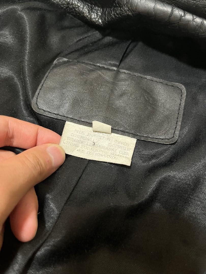 形◎ lether ranch レザージャケット　XL 80s カナダ製　牛革