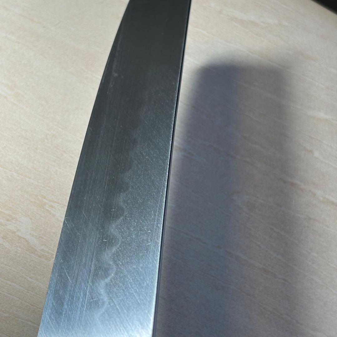 包丁 柳刃包丁 切付 職人 プロ用 波紋 正国作 使用未使用 本鍛錬 黒檀