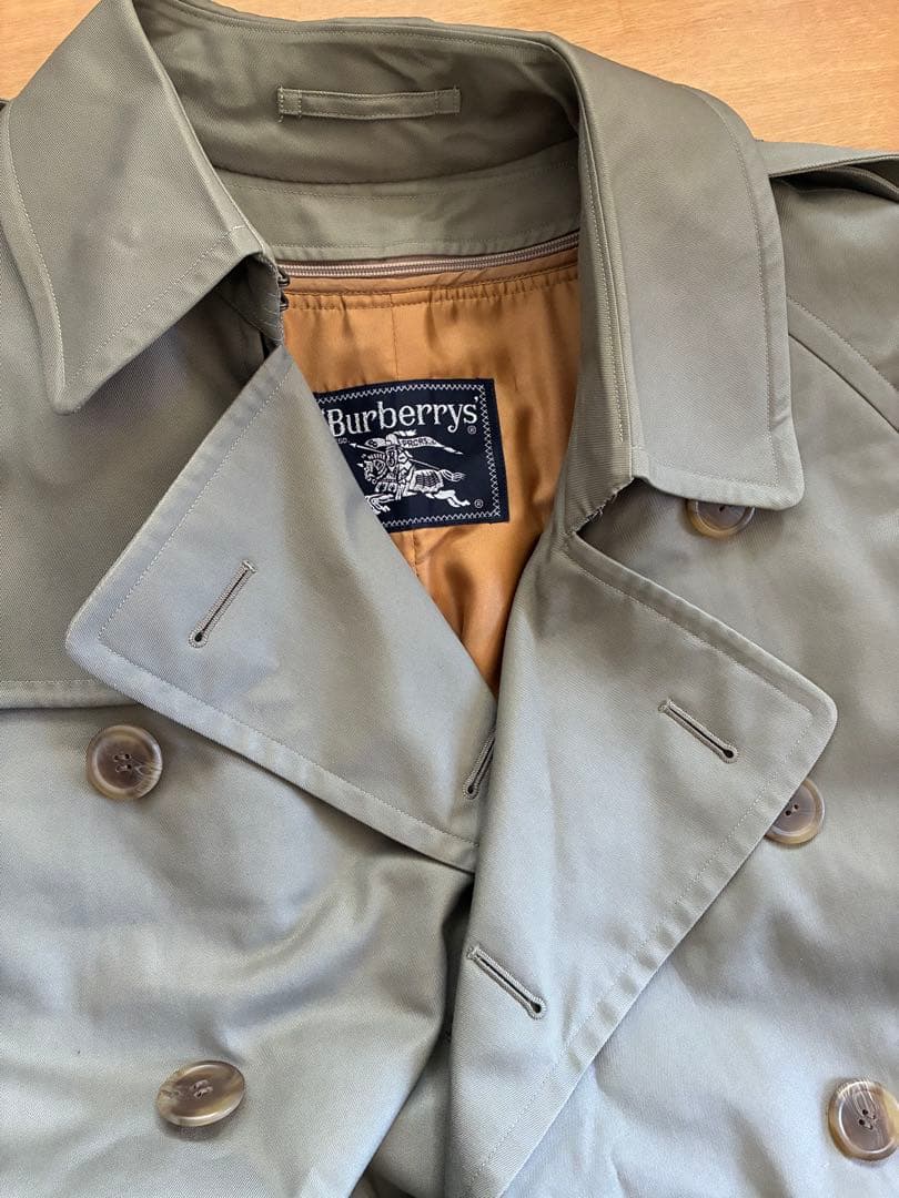 【Routemaster69様】美品Burberrys カーキ色メンズトレンチコ