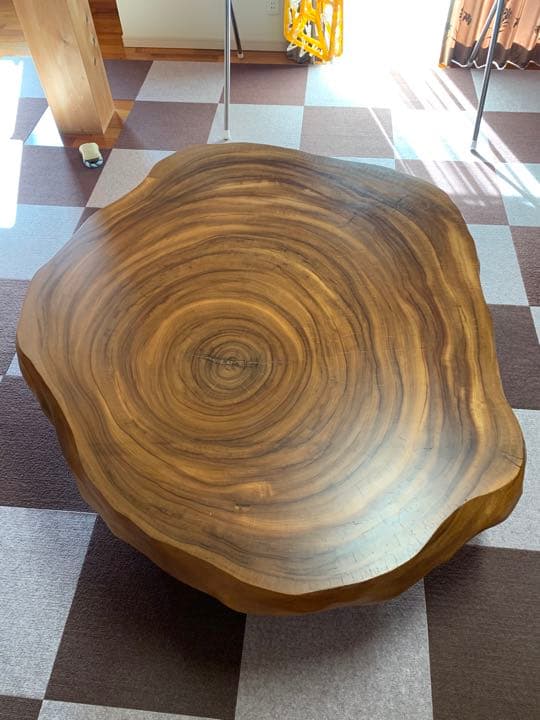 テーブル ローテーブル 一枚板