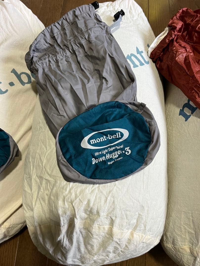 mont-bell ダウンシュラフ 3つ
