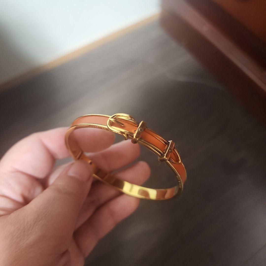 ア*チ様 エルメス　HERMES　レザー　バングルブレスレット　最終値下げ