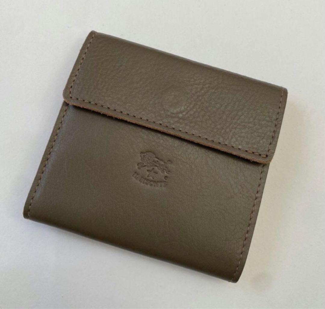【IL BISONTE】新品未使用　コンパクトスクエアウォレットTORTORA