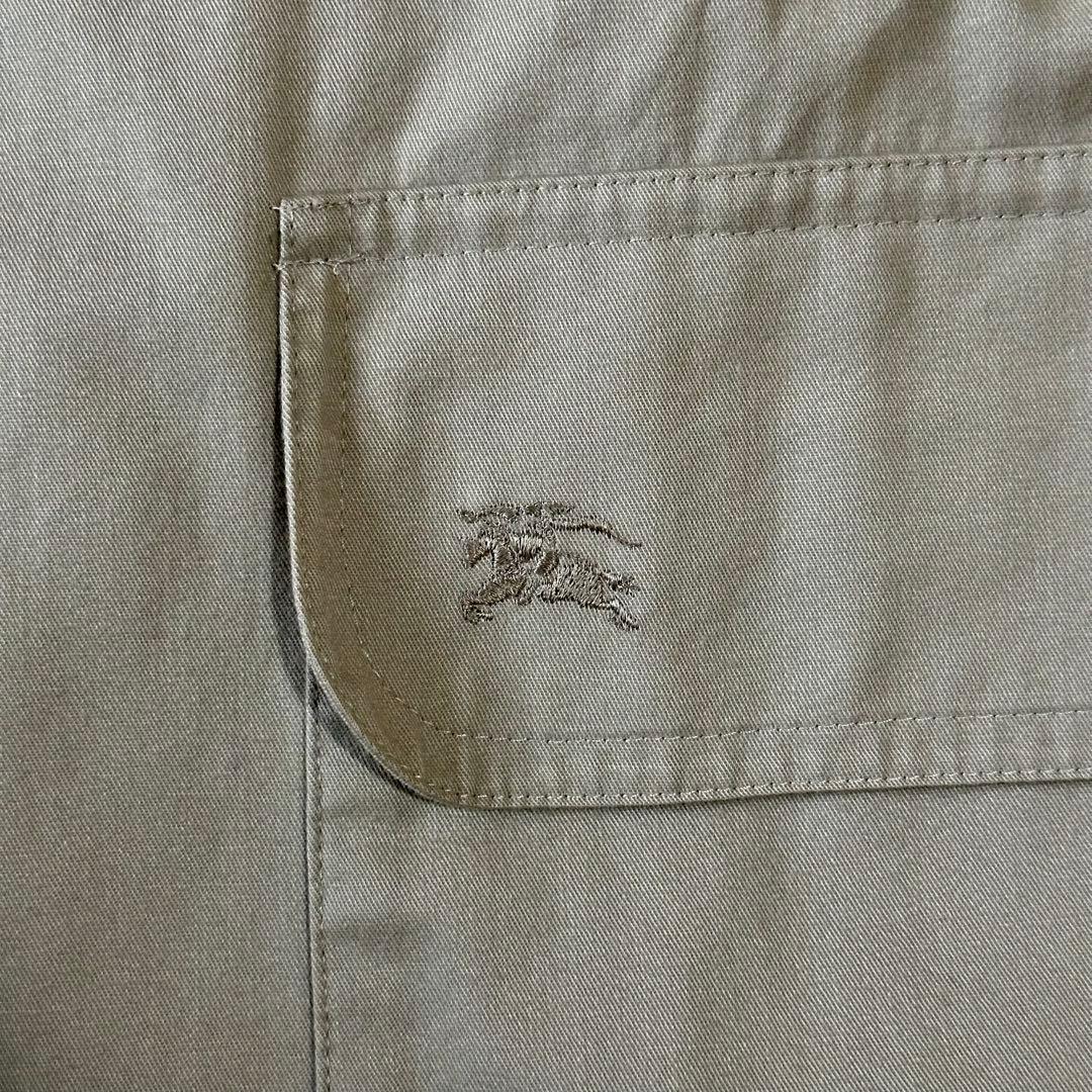 美品 バーバリー ステンカラーコート ノバチェック ベージュ LLサイズ