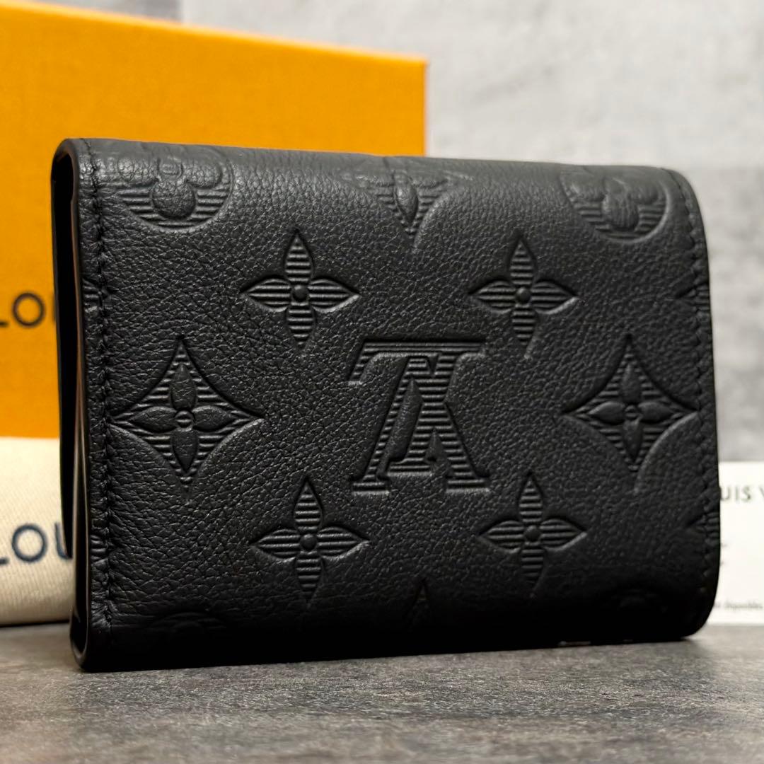 24年AW 未使用級⭐️ルイヴィトン モノグラムシャドウ ヴィクターウォレット 黒