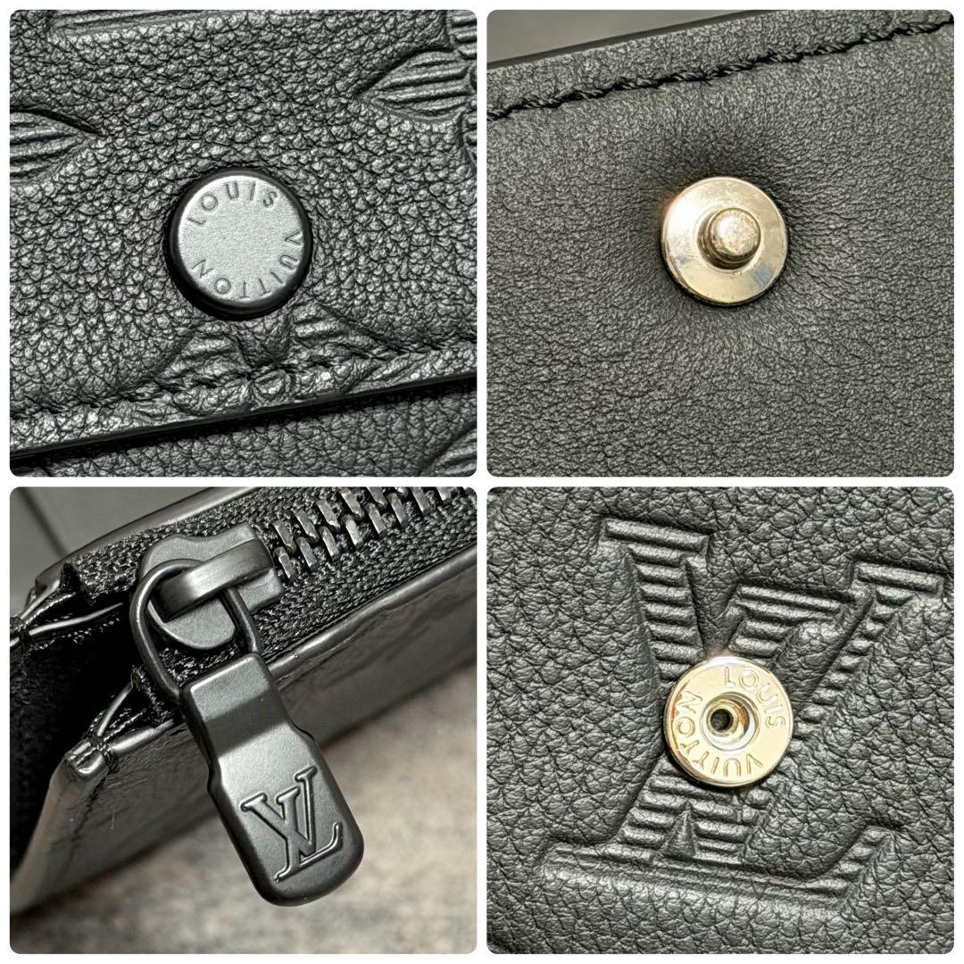 24年AW 未使用級⭐️ルイヴィトン モノグラムシャドウ ヴィクターウォレット 黒