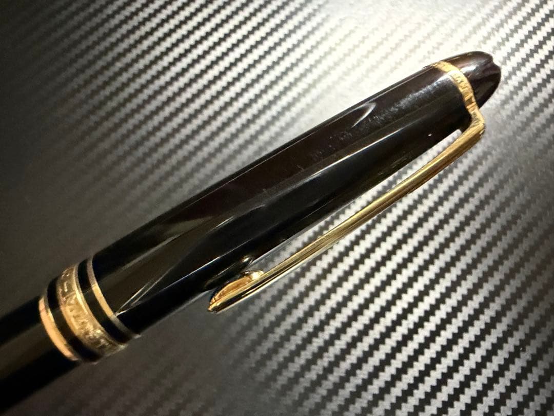 美品 モンブラン マイスターシュテュック 144 ブラック 中白 F 万年筆