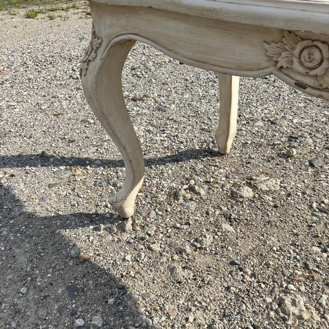 白 ローテブル 猫脚 コンソール 装飾台 ディスプレイ 飾り台 ディスプレイ