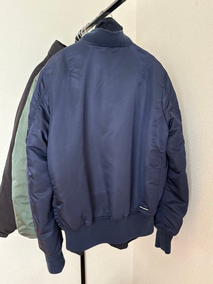 uniform experiment MA-1 リバーシブル テーラード 紺 1