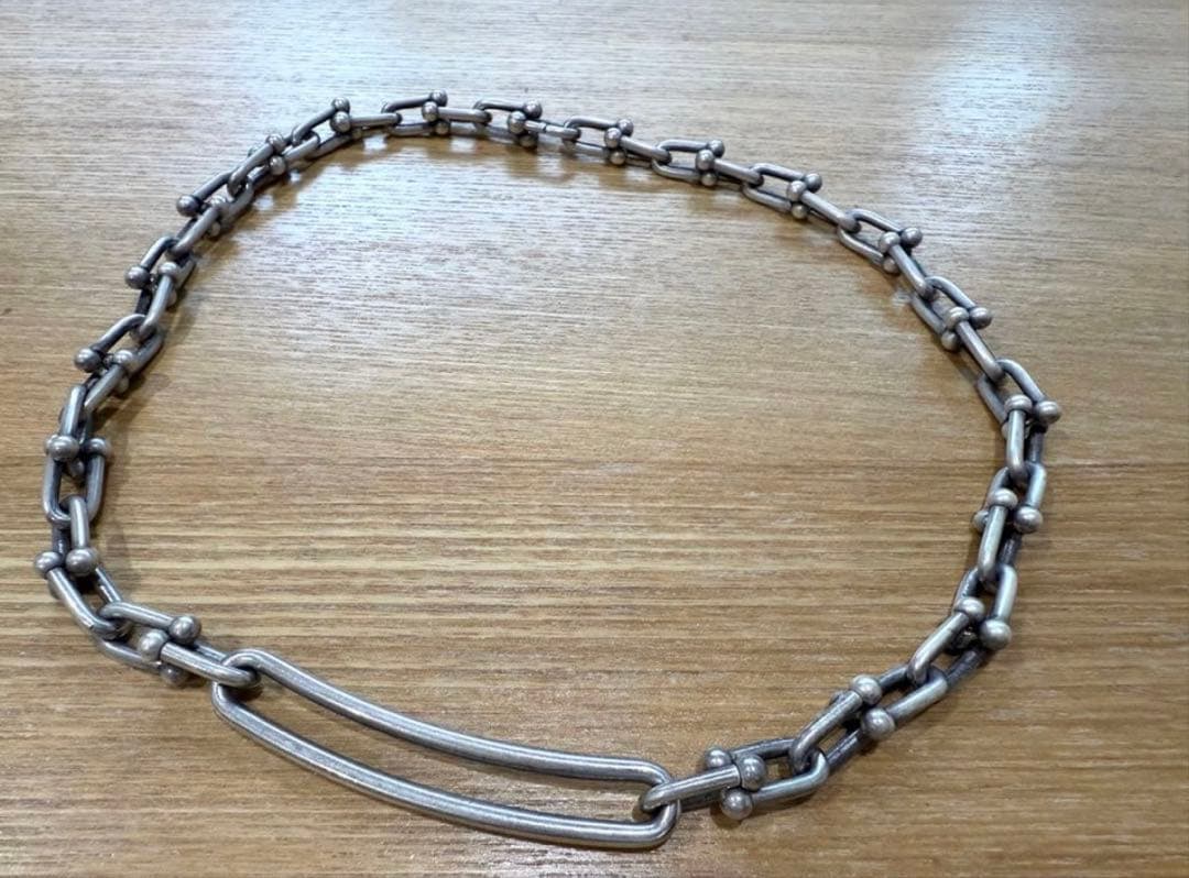 Tiffany ハードウェア ミディアム リンク ネックレス