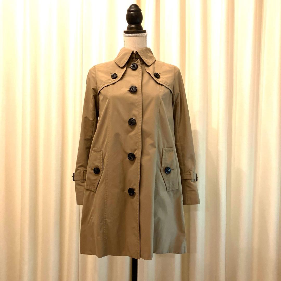 バーバリーブルーレーベル　クレストブリッジ　ステンカラーコート