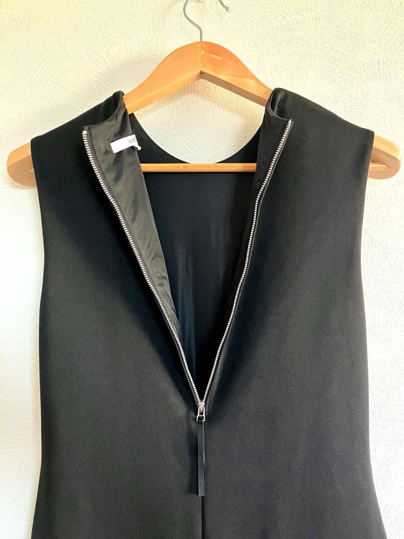 【美品】UN3D. アンスリード レイヤード オールインワン ブラック