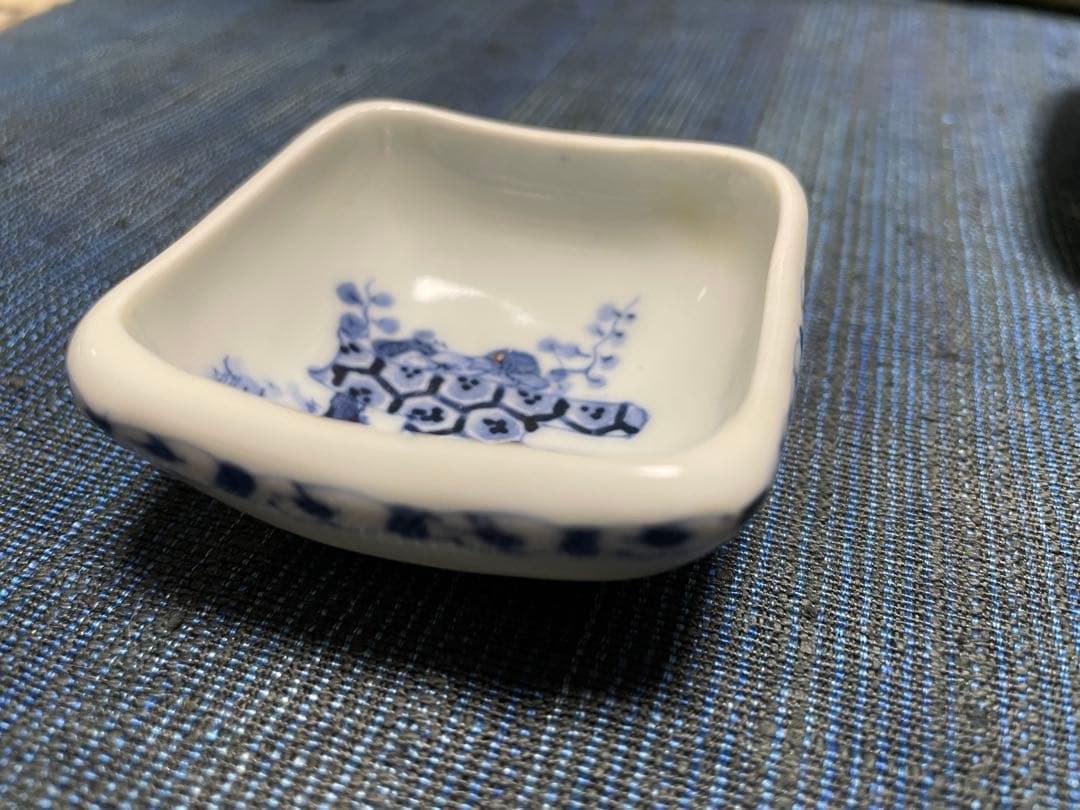 古伊万里　骨董 刺身皿と醤油皿のセット　各５客