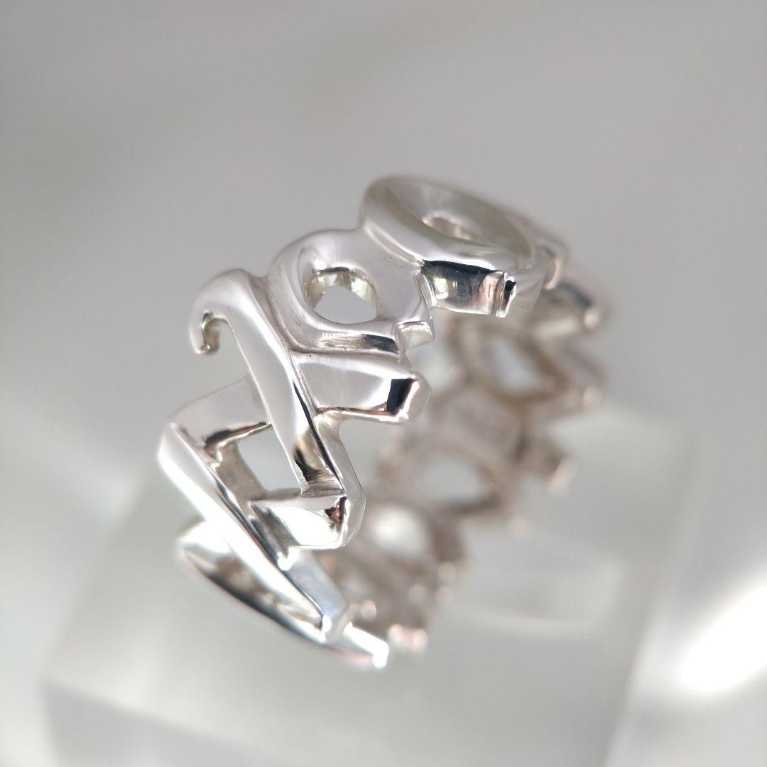 TIFFANY＆Co.ラブ＆キス　シルバーリングSV925 11.5号