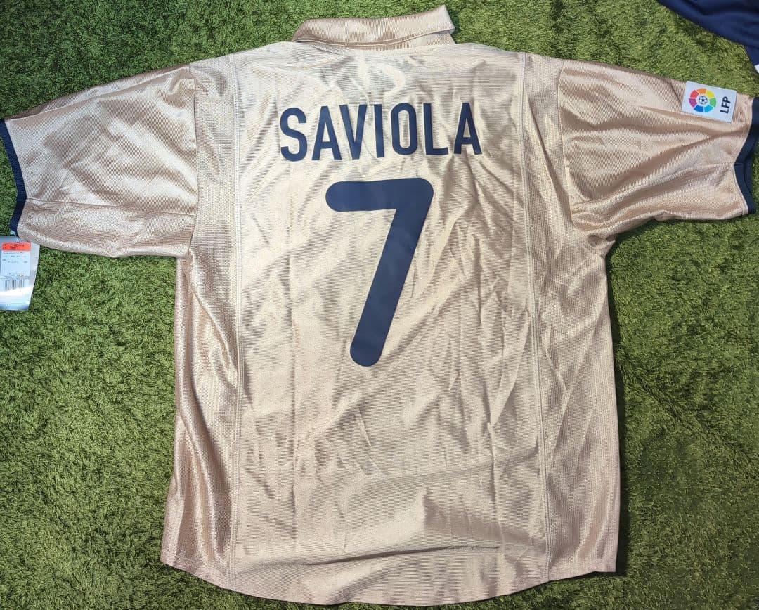 【新品タグ付】サビオラNike FCバルセロナ ポロシャツ Lサイズ