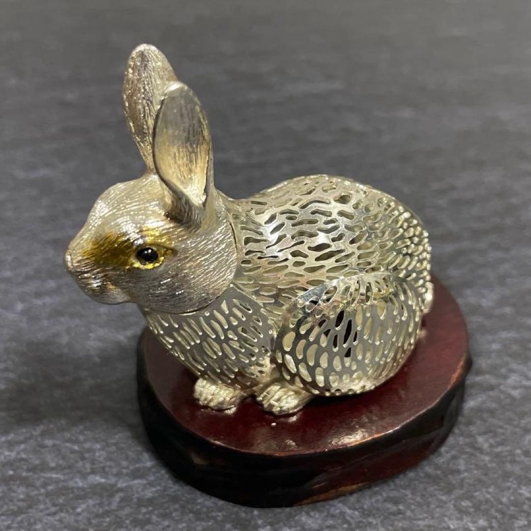 クリストフル　Christofle うさぎ　置き物　フランス