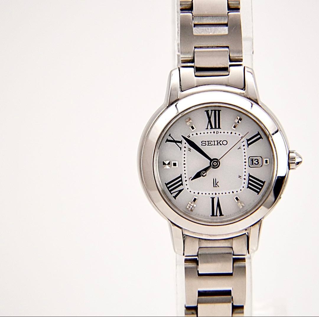 【回路検査済】SEIKO　セイコー　ルキア　電波ソーラー　レディース　腕時計