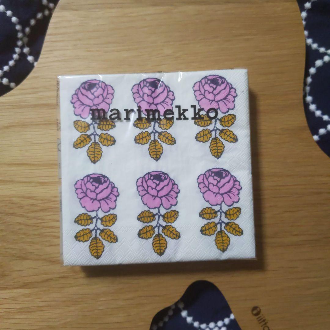 marimekko ラテマグ＆エプロン＆ペーパーナプキン セット