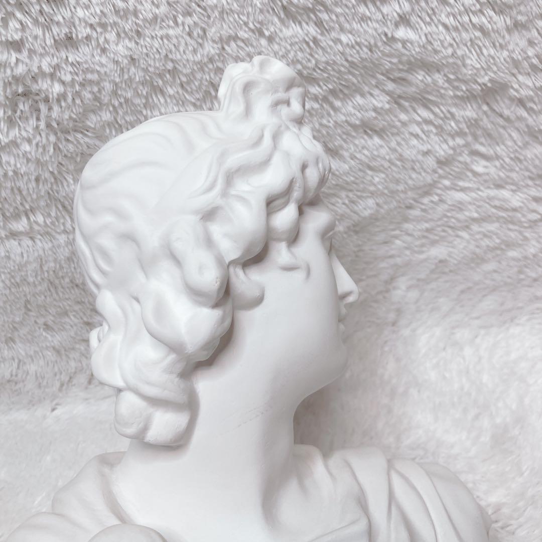 石膏像 アポロン ￼￼￼￼￼アポロ 胸像 デッサン 美術 彫刻 オブジェ