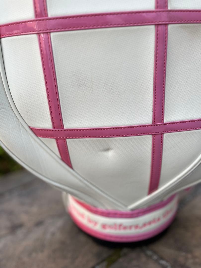 Munsingwear ゴルフ　キャディバッグ　レディース　ピンク　マンシング