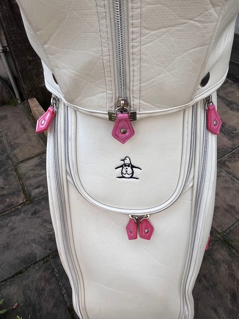 Munsingwear ゴルフ　キャディバッグ　レディース　ピンク　マンシング