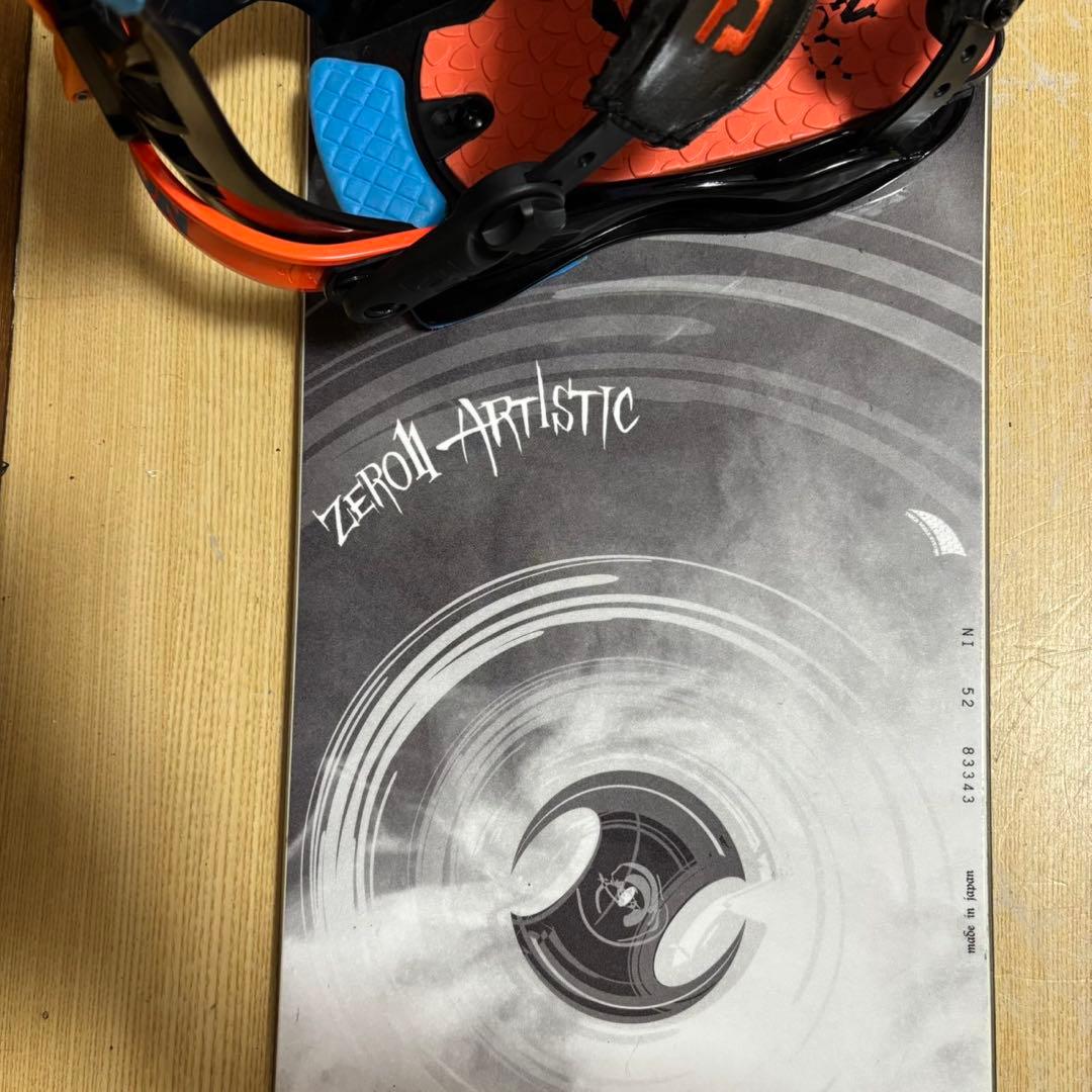 011ARTISTIC ゼロワンワン　UNION スノーボード　メンズ3点セット