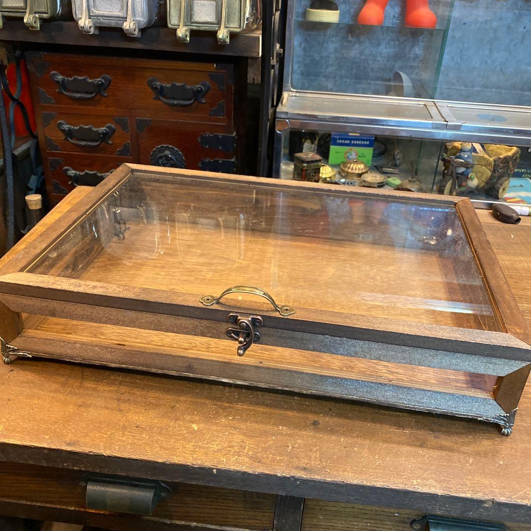 木製ガラスディスプレイケース